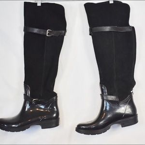 Women's Over the Knee Rainbows Suede and Rubber 9